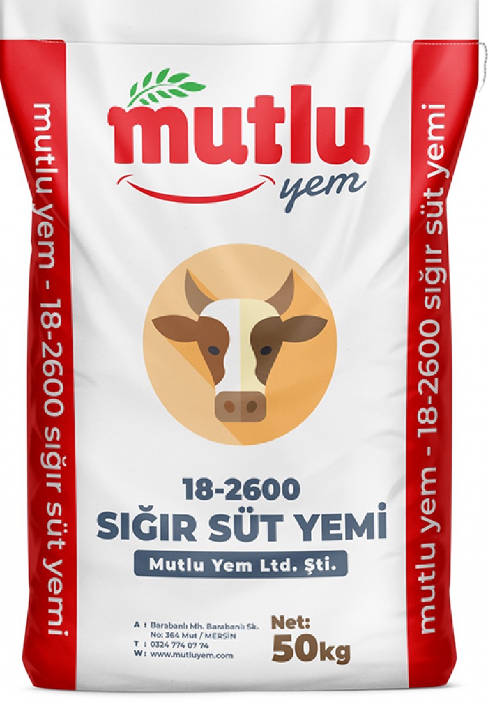 18-2600 <br>sığır süt yemi